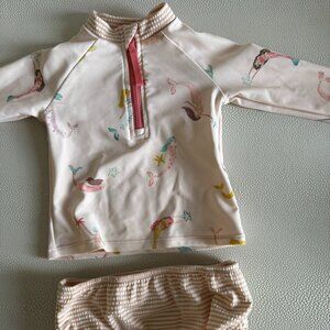 PEHR Baby Swim Rash Guard & Bloomer